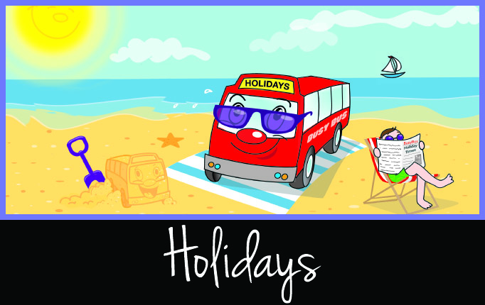Holiday minibus tours and service