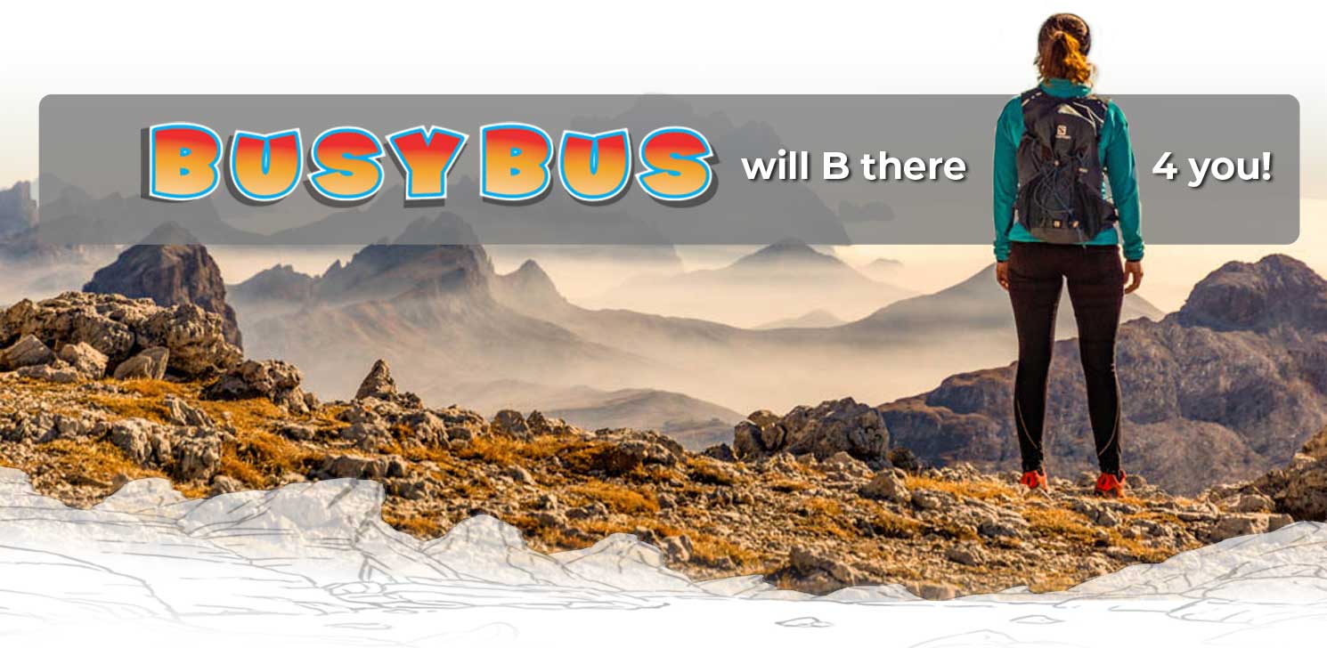 Bther4you busybus getting you to the mountains