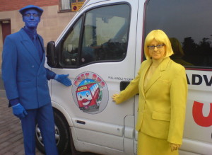 painted bus drivers